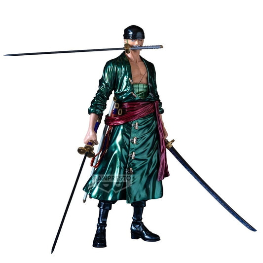 ONE PIECE - PREMIUM FIGURE - RORONOA ZORO [THE METALLIC] - Image 1