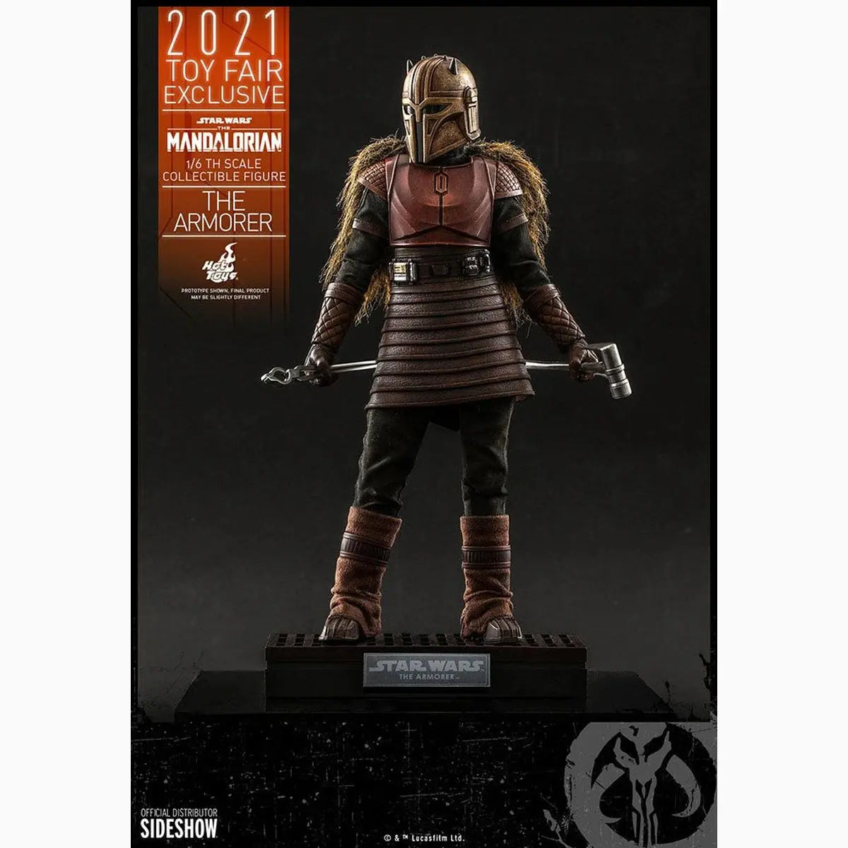 Star Wars The Mandalorian figurine 1/6 The Armorer 2021 Toy Fair Exclusive 29 cm - Image 5