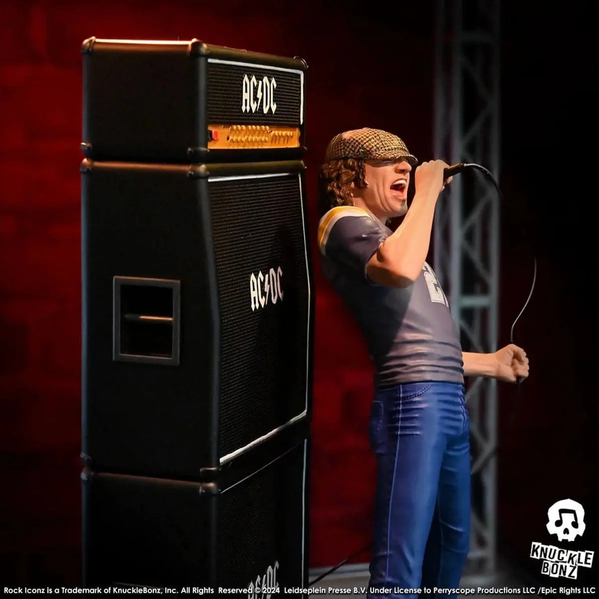 AC/DC statuette Rock Iconz Brian Johnson 23 cm - Image 6