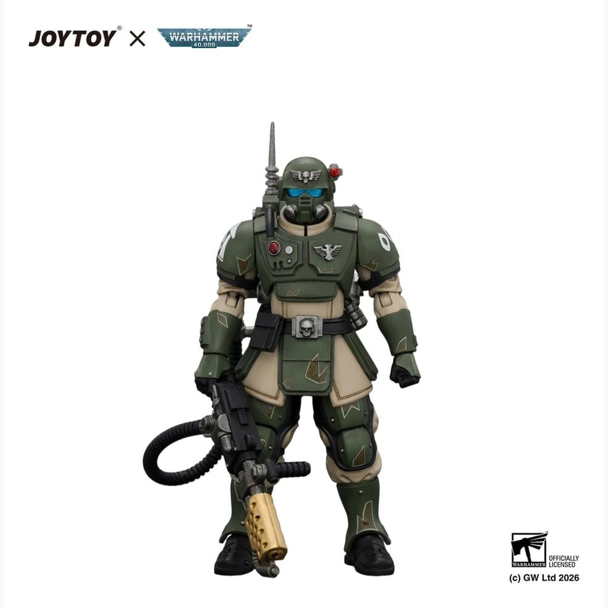 Warhammer figurine Astra Militarum Kasrkin 2 with Flamer - Image 3