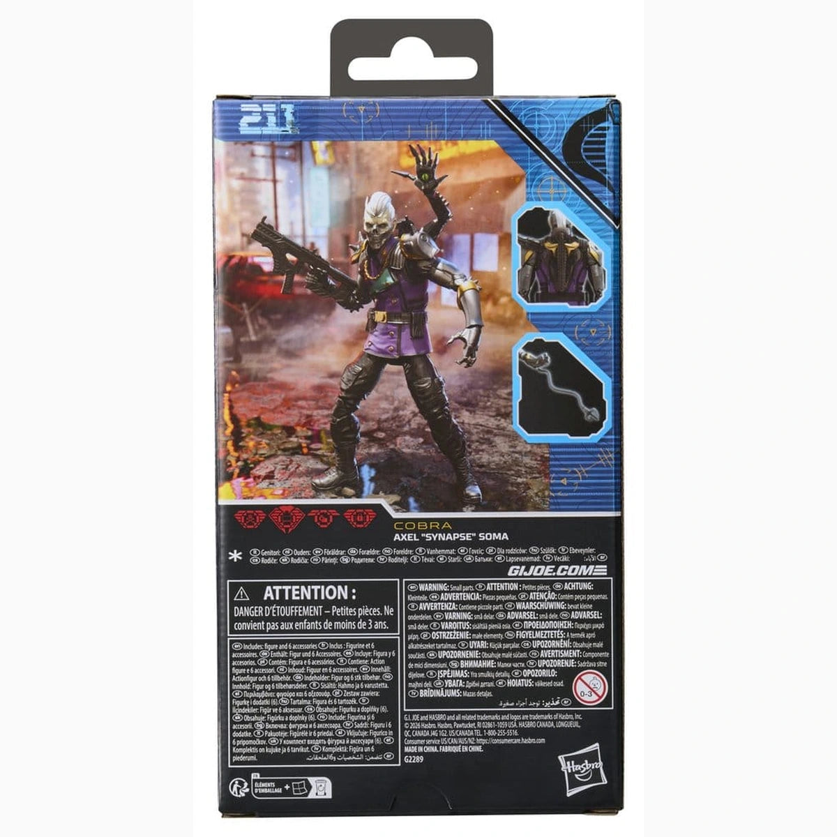 G.I. Joe Classified Series figurine #211 Axel "Synapse" Soma 15 cm - Image 3