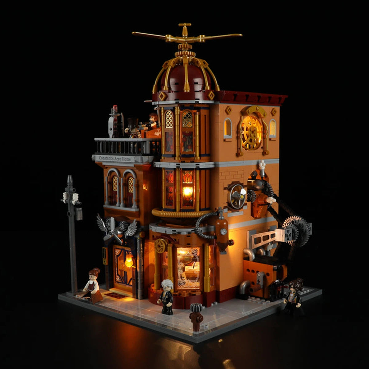 Lumibricks Steampunk World 11007 Steampunk Flying Club - Image 2