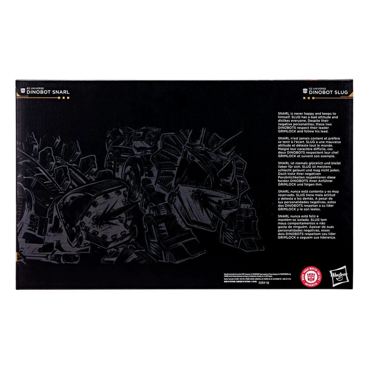 Transformers Age of the Primes Leader Class figurines G2 Universe Dinobots Snarl & Slug 19 cm - Image 3