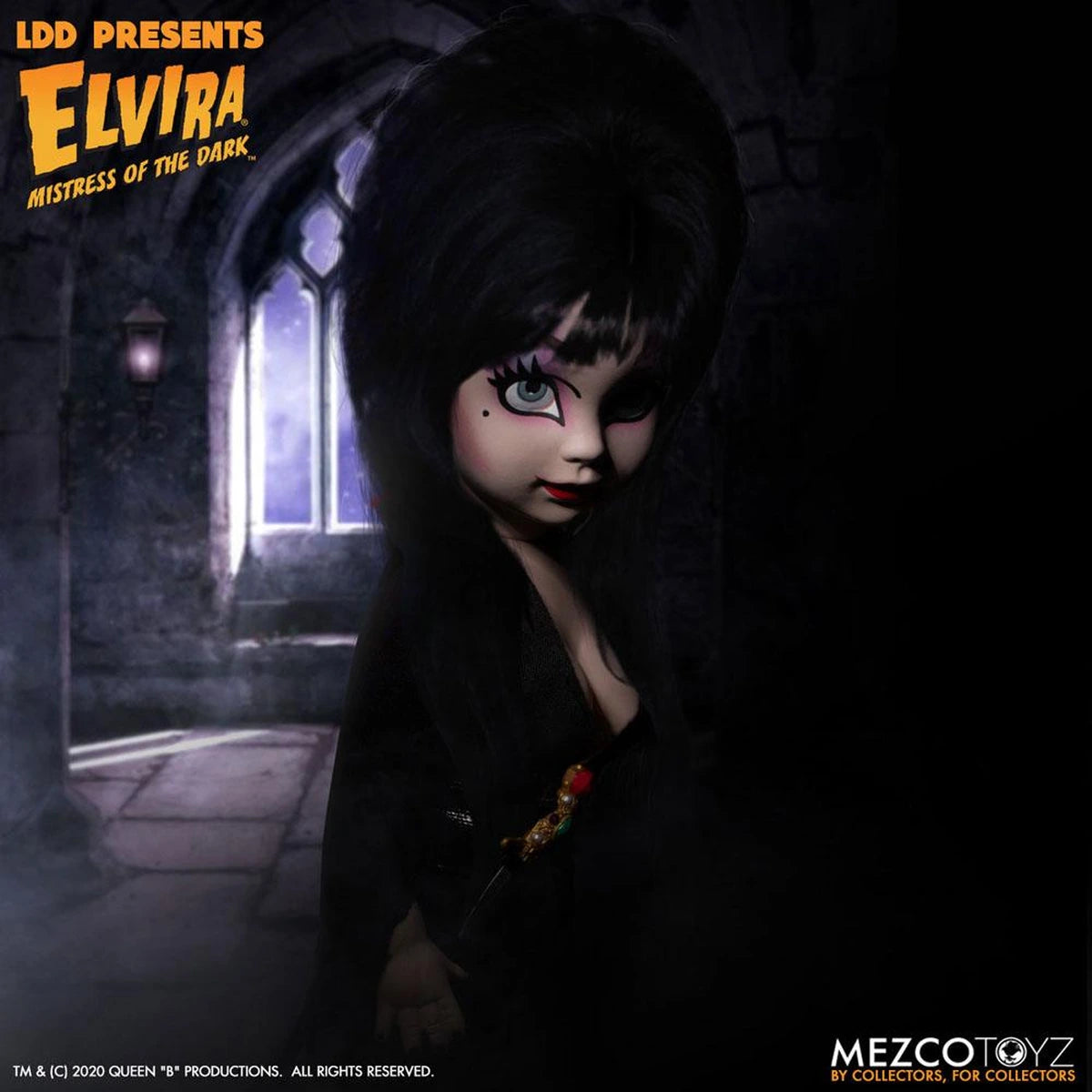 Elvira maîtresse des ténèbres Living Dead Dolls poupée Elvira 25 cm - Image 6