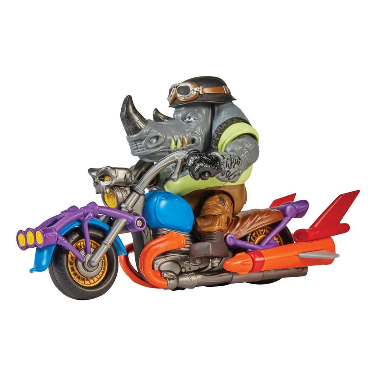 Tortues Ninja Figurine avec véhicule Rocksteady & Chopper 12 cm - Image 5