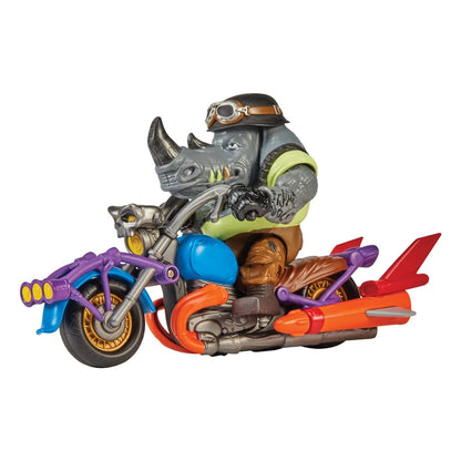 Tortues Ninja Figurine avec véhicule Rocksteady & Chopper 12 cm - Image 5