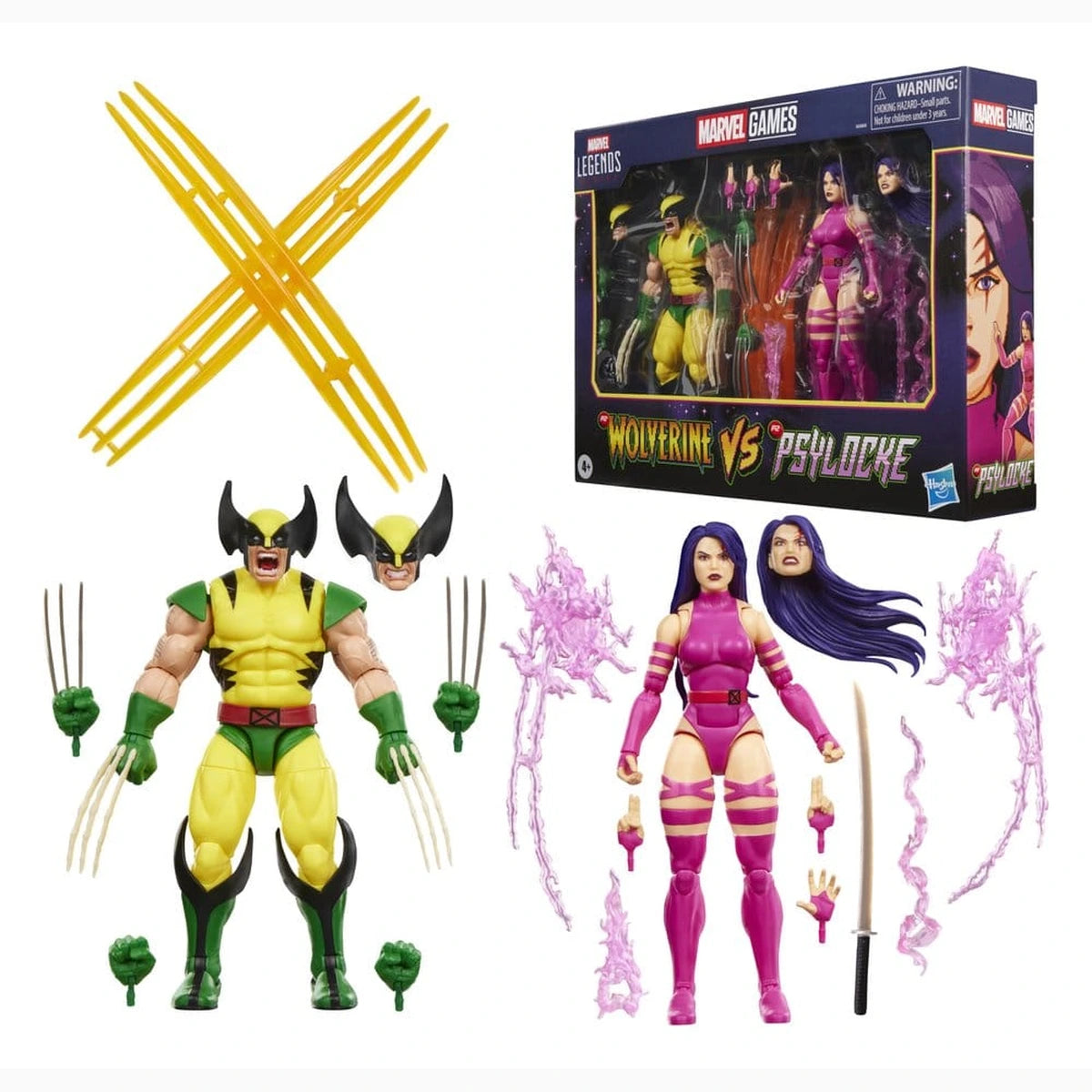 Marvel Games Marvel Legends pack 2 figurines Wolverine & Psylocke 15 cm - Image 4