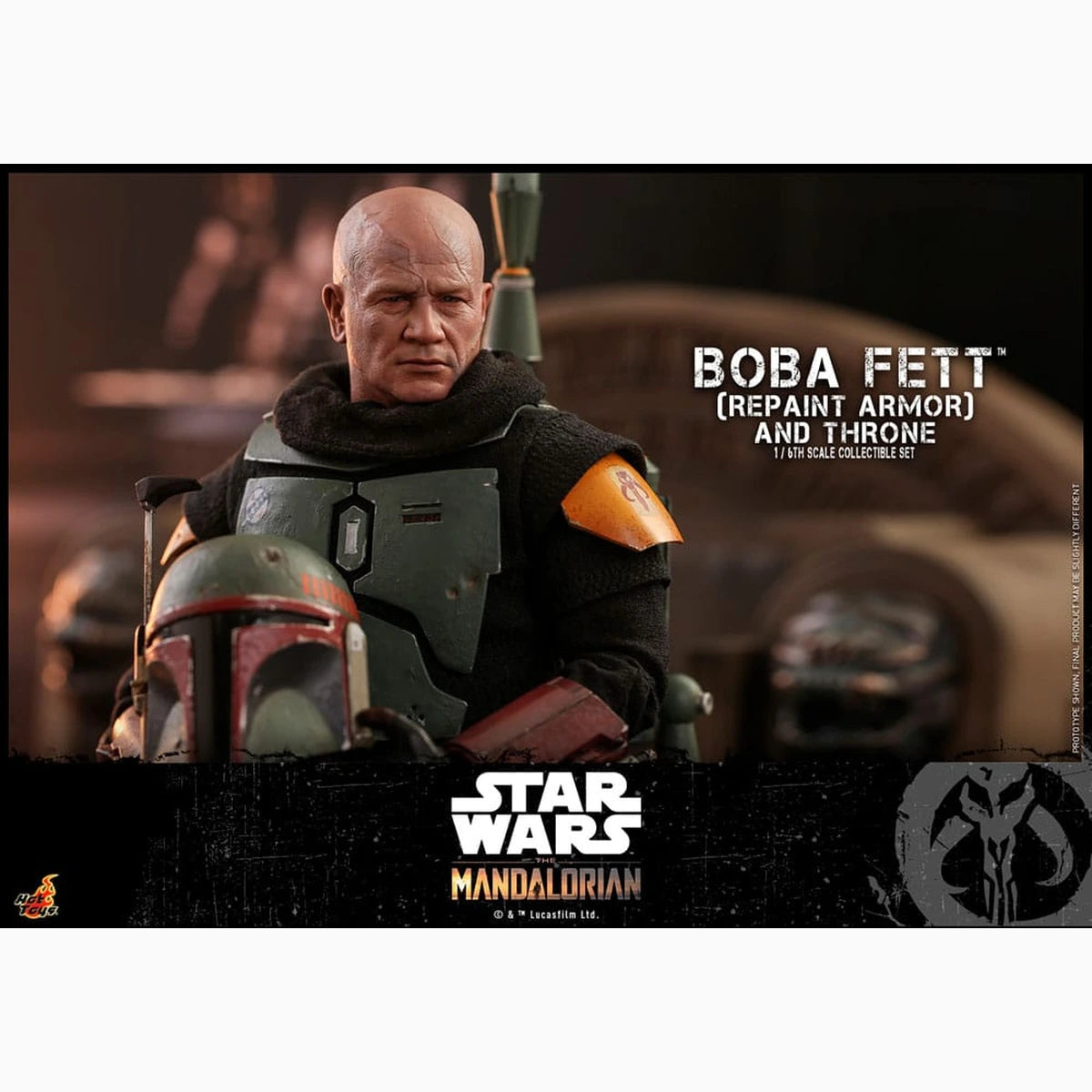 Star Wars: The Mandalorian figurine 1/6 Boba Fett Repaint Armor and Throne Special Edition 30 cm - Image 6
