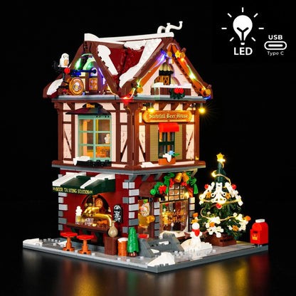 Lumibricks Town Life 15014 Christmas Pub - Image 1