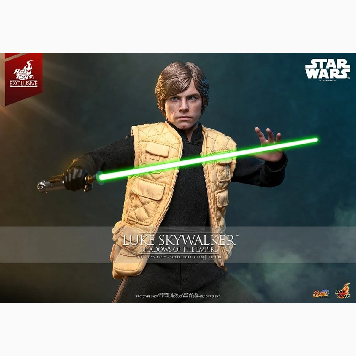 Star Wars Comic Masterpiece figurine 1/6 Luke Skywalker (Shadows Of The Empire) (Hot Toys Exclusive) 28 cm - Image 3