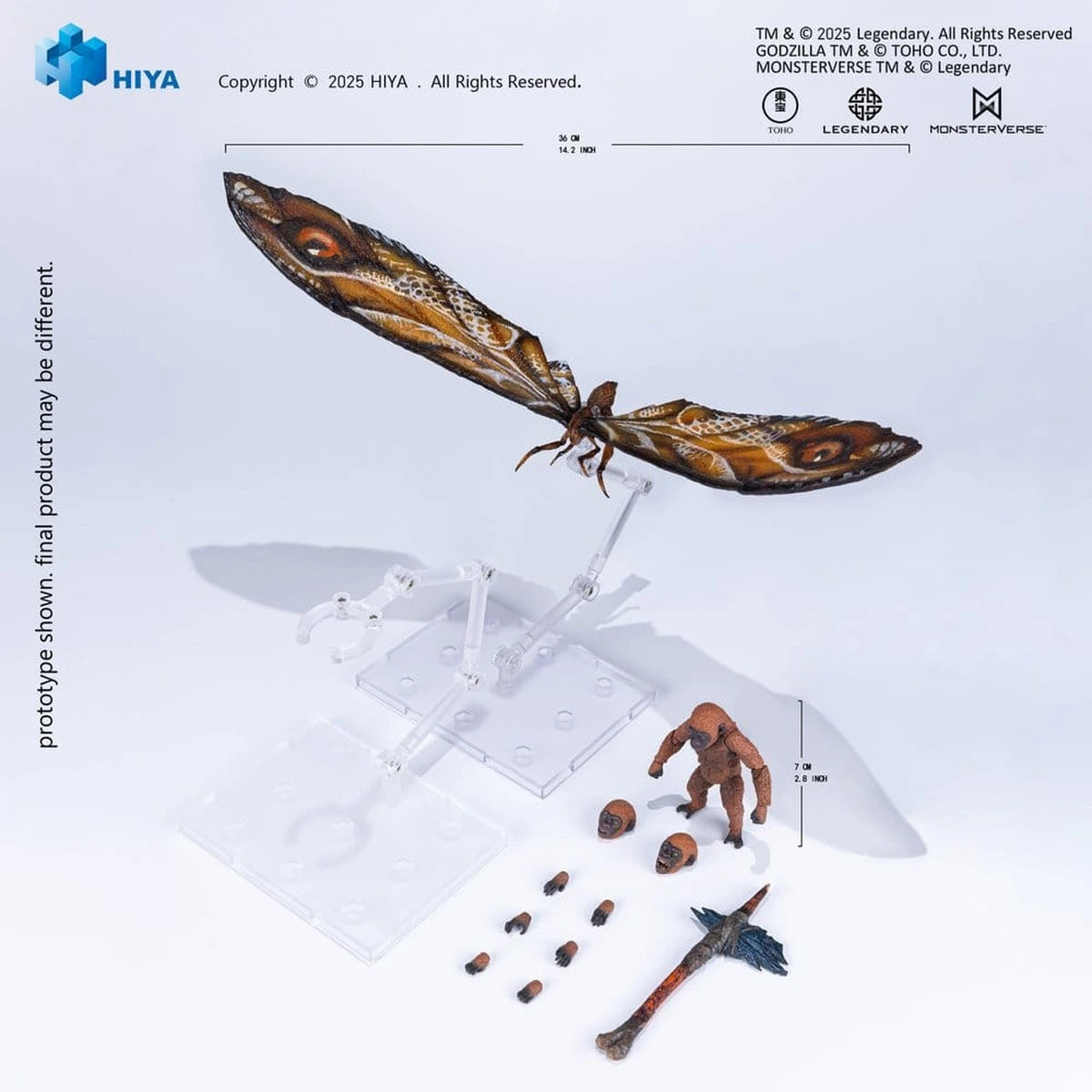 Godzilla x Kong: The New Empire figurine Exquisite Basic Series Mothra Premium Set - Image 7