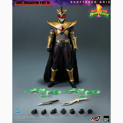 Mighty Morphin Power Rangers Shattered Grid figurine FigZero 1/6 Lord Drakkon Evo III 30 cm - Image ajoutée 17