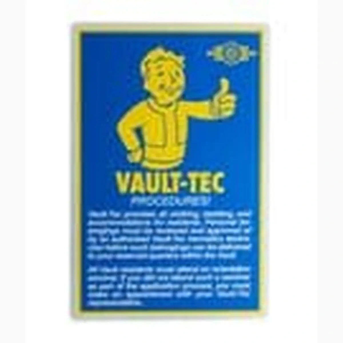 Fallout panneau métal Procedures - Image 2