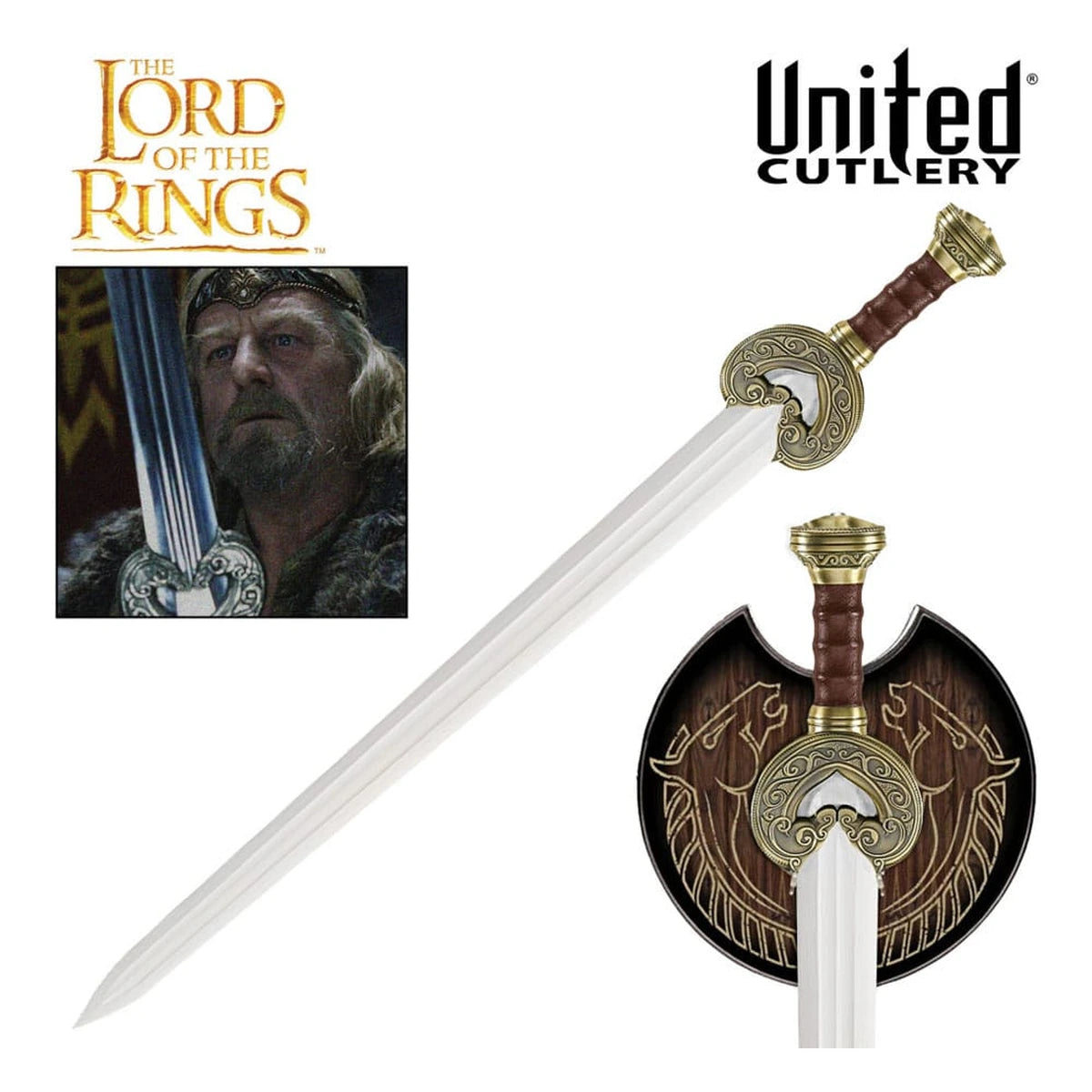 Le Seigneur des Anneaux réplique 1/1 épée Theoden Herugrim 92 cm - Image 1