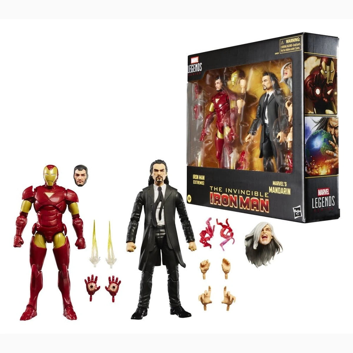 Marvel Legends pack 2 figurines Iron Man (Extremis) & Marvel's Mandarin 15 cm - Image 4