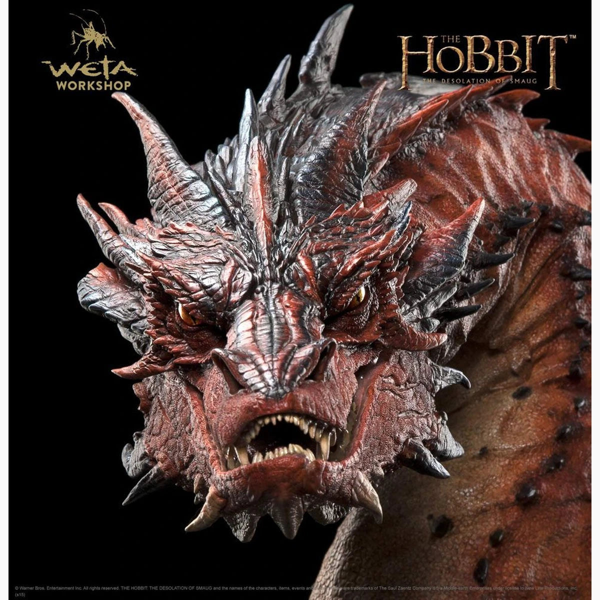 Le Hobbit La Désolation de Smaug buste Smaug 36 cm - Image 3