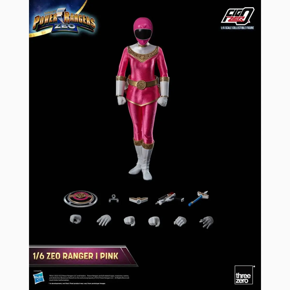 Power Rangers Zeo figurine FigZero 1/6 Ranger I Pink 30 cm - Image 4