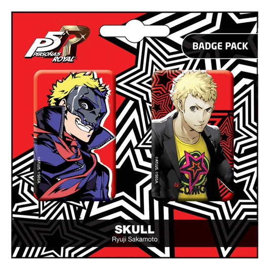 Persona 5 Royal pack 2 pin's Skull / Ryui Sakamoto - Image 1