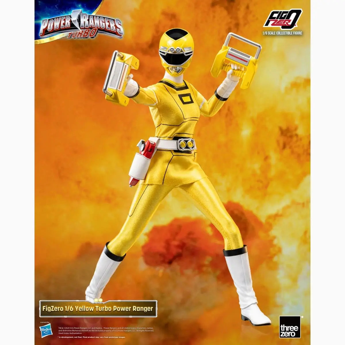 Power Rangers Turbo figurine FigZero 1/6 Yellow Turbo Power Ranger 30 cm - Image ajoutée 8
