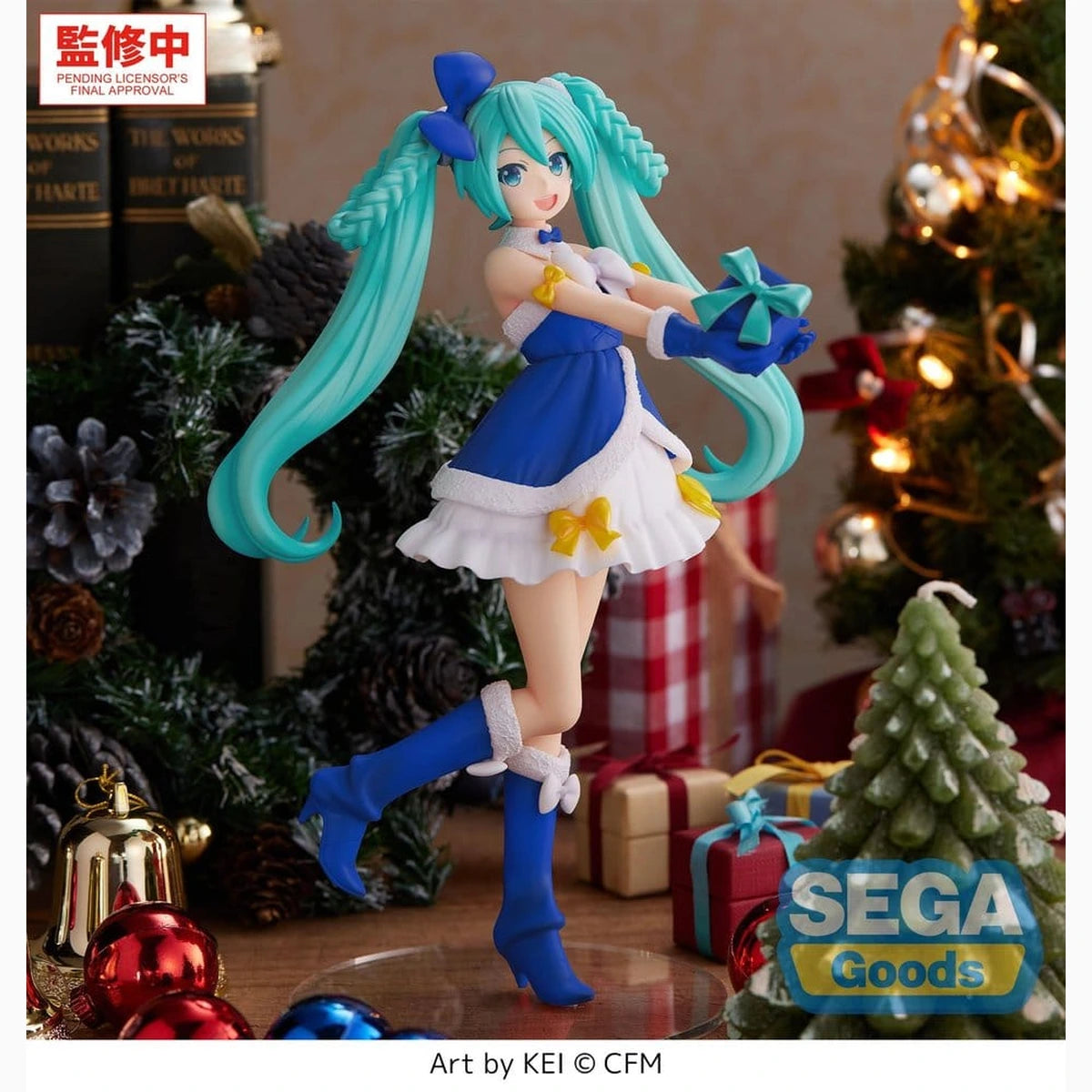 Character Vocal Series 01: Hatsune Miku figurine PVC High Premium Hatsune Miku Sapphire Christmas Ver. 21 cm - Image 3