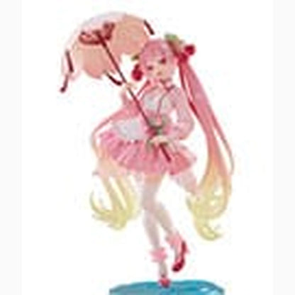 Hatsune Miku AMP statuette PVC Newley Written Sakura Miku Sakura Dress Ver. 21 cm - Image 2