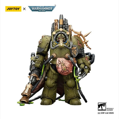 Warhammer 40,000 figurine Death Guard Lord of Virulence with Power Fist and Twin Plague Spewer 14 cm - Image 3