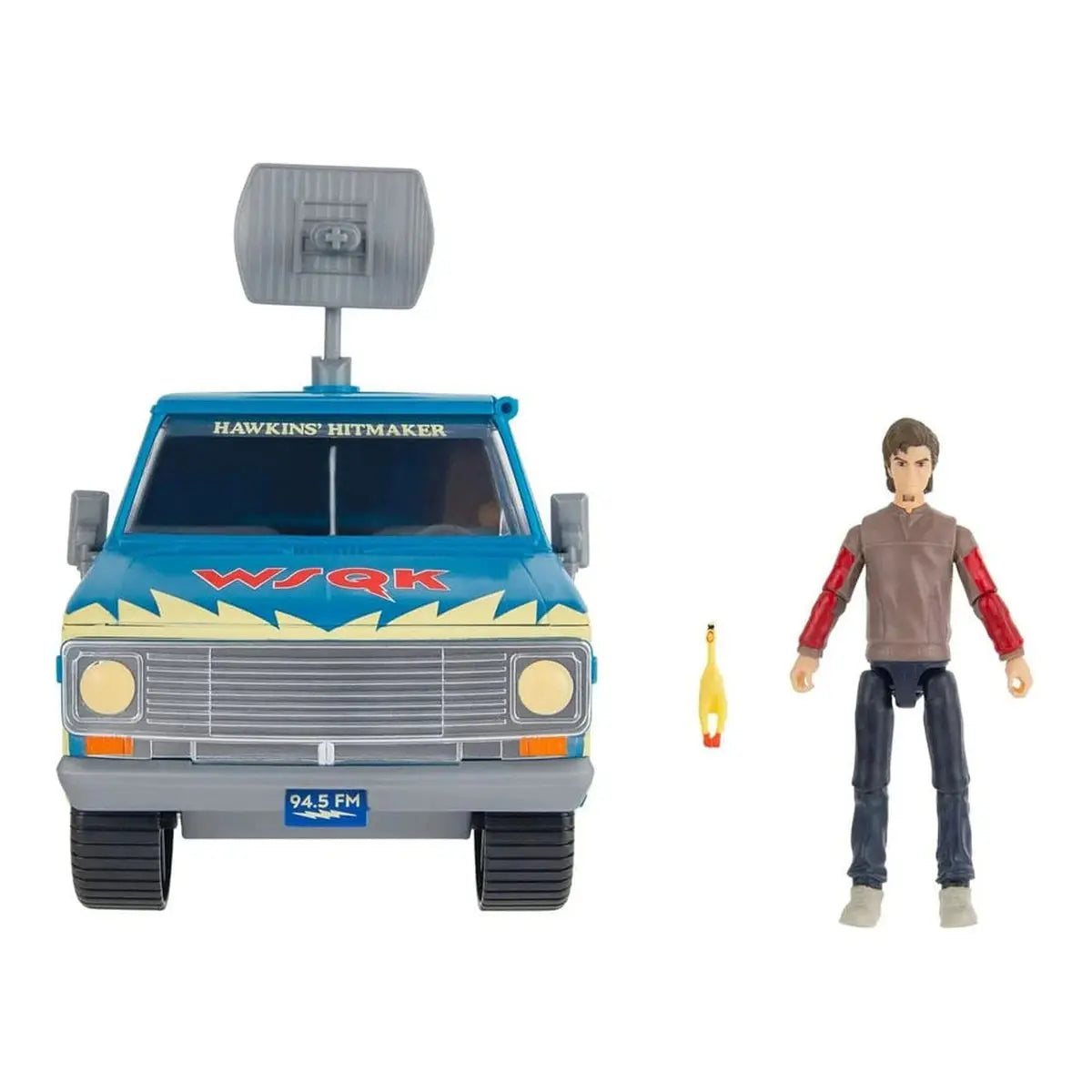 Stranger Things World Of Figure & Vehicle véhicule con figurine The Squawk van Playset with Steve - Image 6