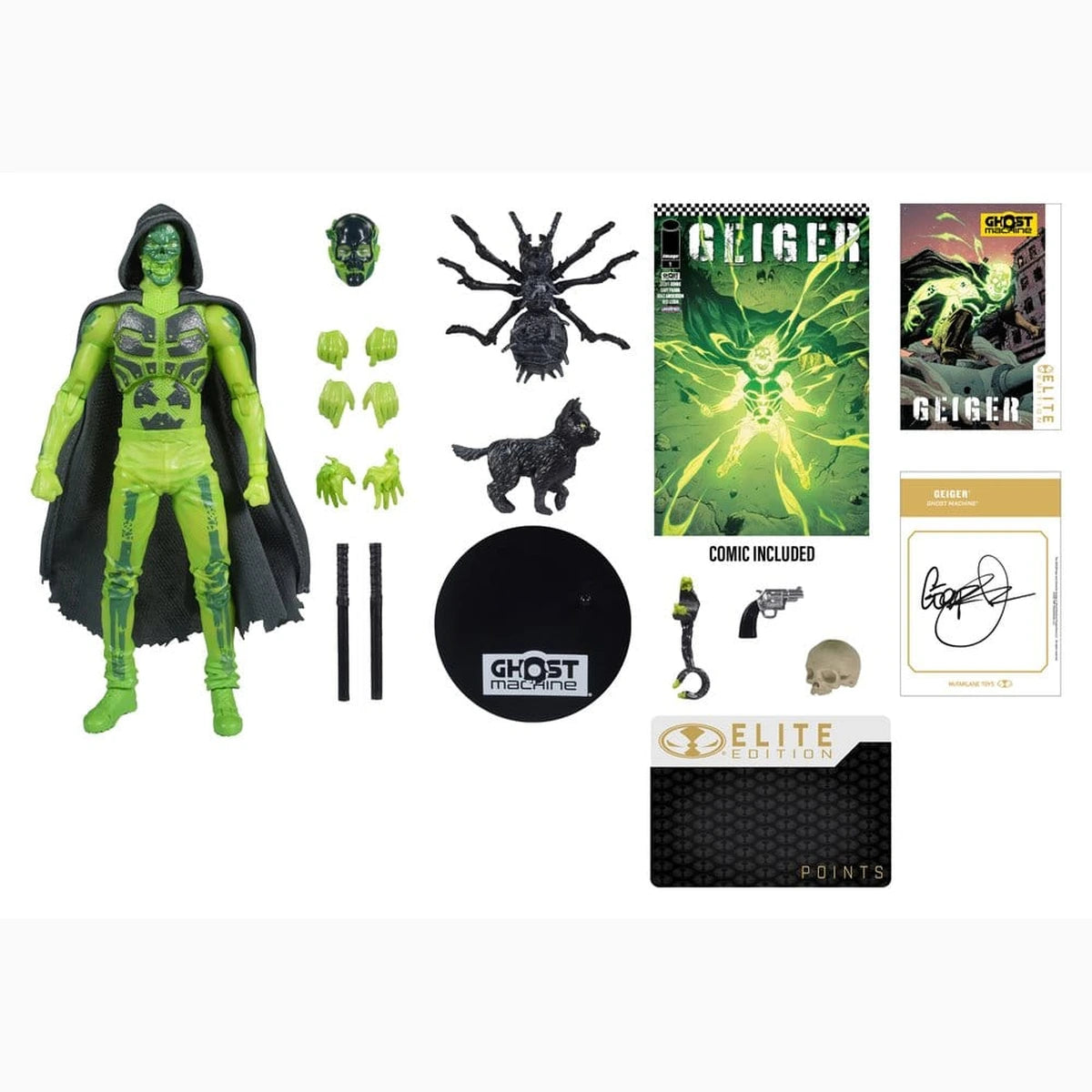 Ghost Machine McFarlane Elite Edition figurine deluxe Geiger 18 cm - Image 4
