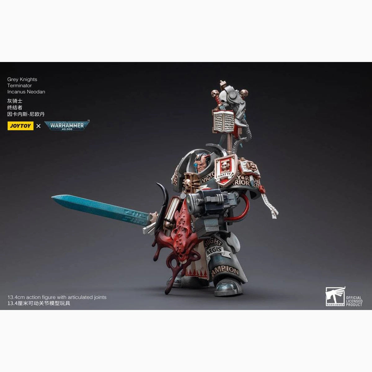 Warhammer 40k figurine 1/18 Grey Knights Terminator Incanus Neodan 13 cm - Image 5