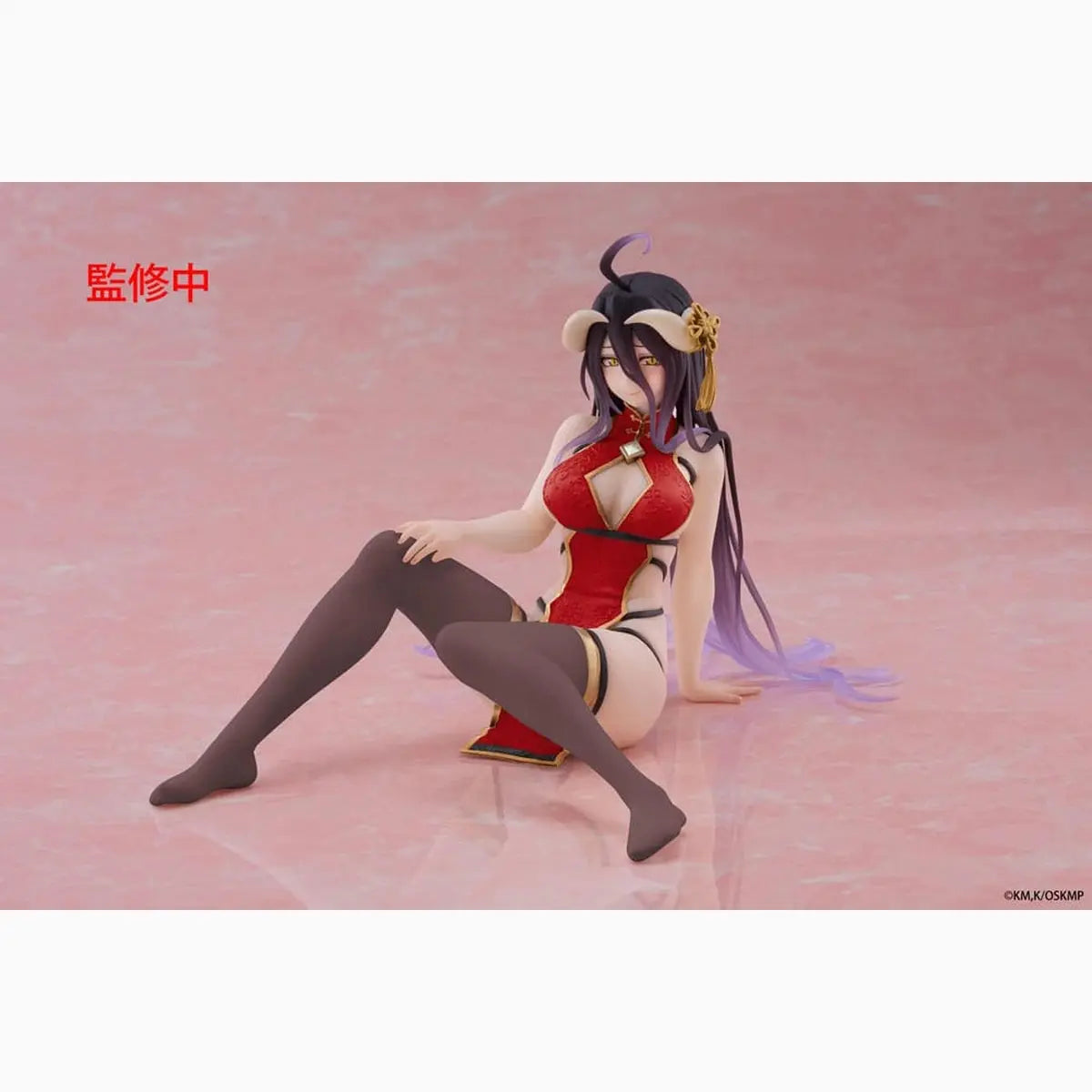 Overlord statuette PVC Desktop Cute Figure Albedo Chinese Dress Ver. Renewal 13 cm - Image 3