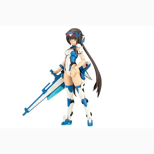 Frame Arms Girl figurine Plastic Model Kit Stylet Swimsuit Blue Impulse Color Ver. 16 cm - Image 1