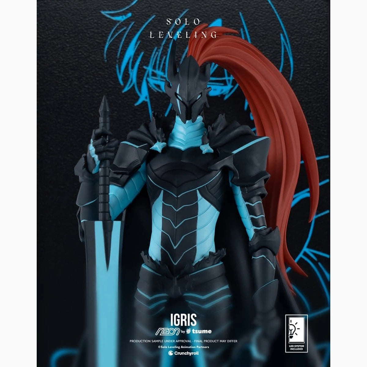 Solo Leveling figurine Neon 1/9 Igris 20 cm - Image 2