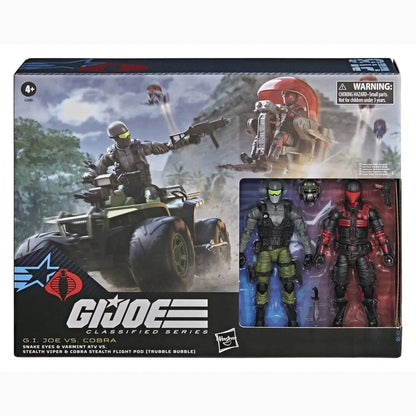 G.I. Joe Classified Series set de figurines et véhicules Snake Eyes & Varmint ATV vs. Stealth Viper & Cobra Stealth Flight Pod (Trubble Bubble) 15 cm - Image 7
