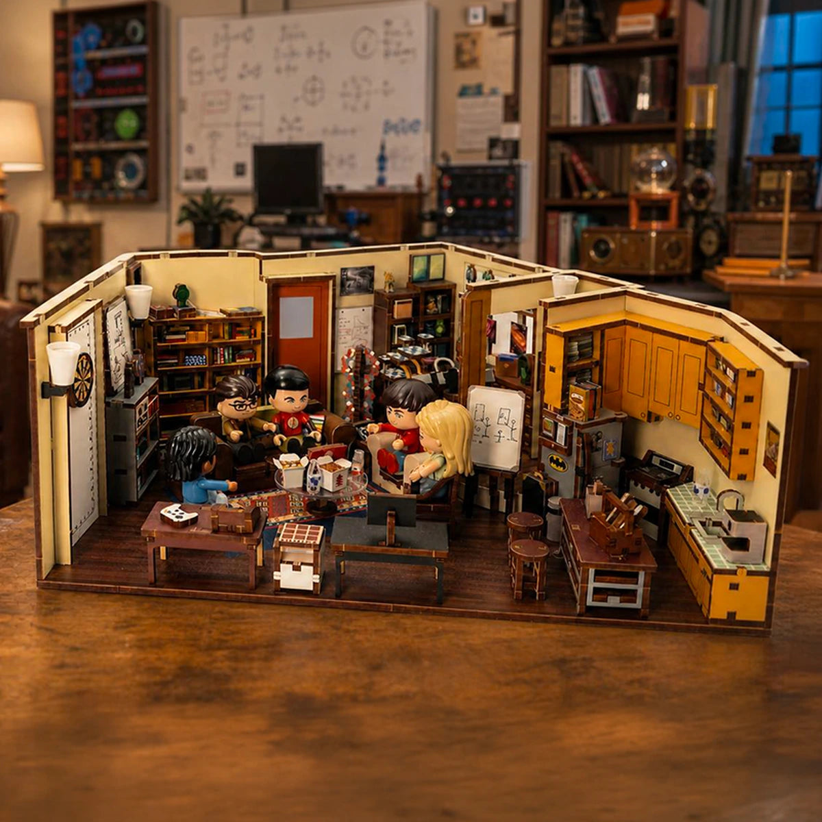 The Big Bang Theory Puremind 2001 Diy Miniature House  Sheldon Living Room - Image 1