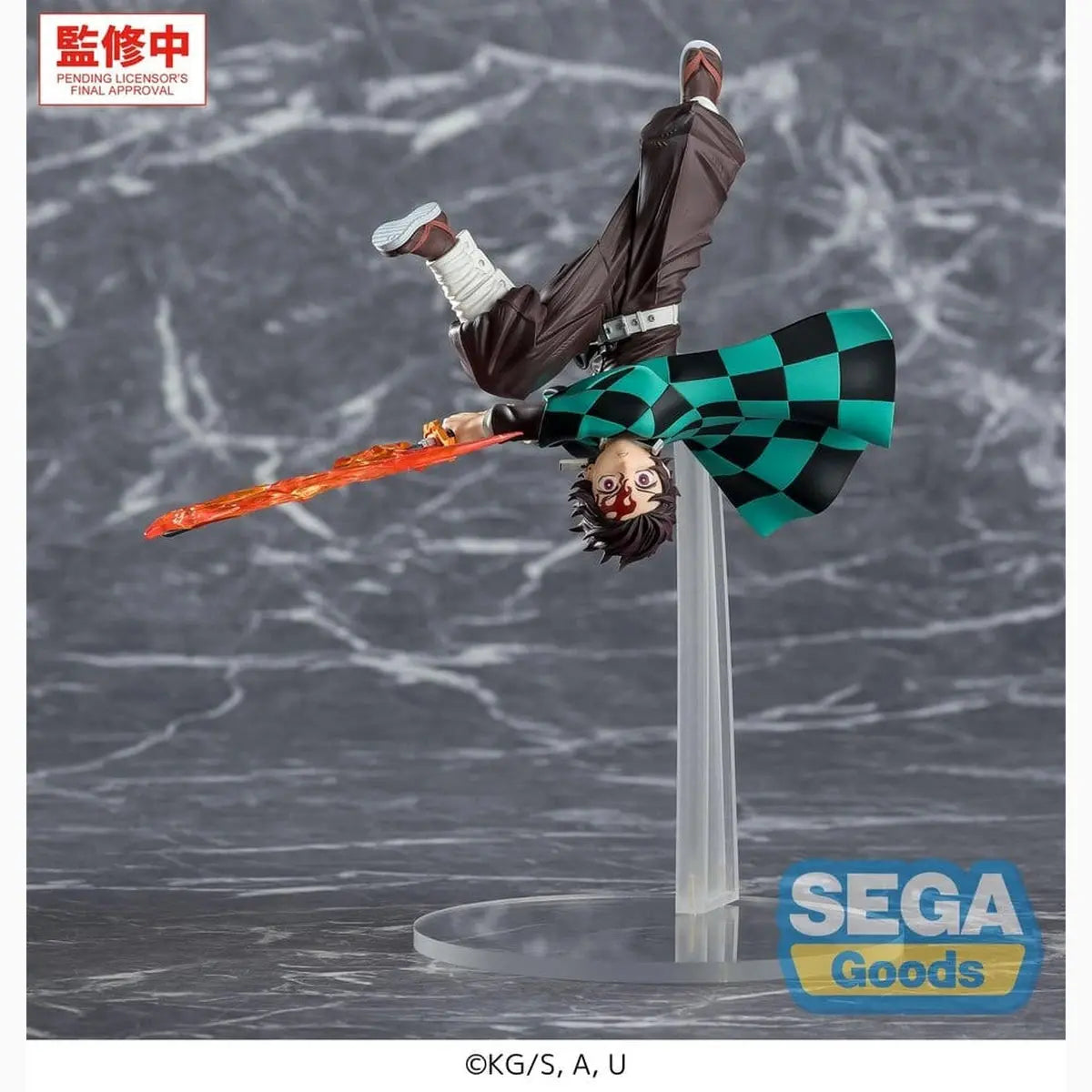 Demon Slayer: Kimetsu no Yaiba Luminasta figurine PVC Tanjiro Kamado Hinokami Kagura Setting Sun Transformation 15 cm - Image 1