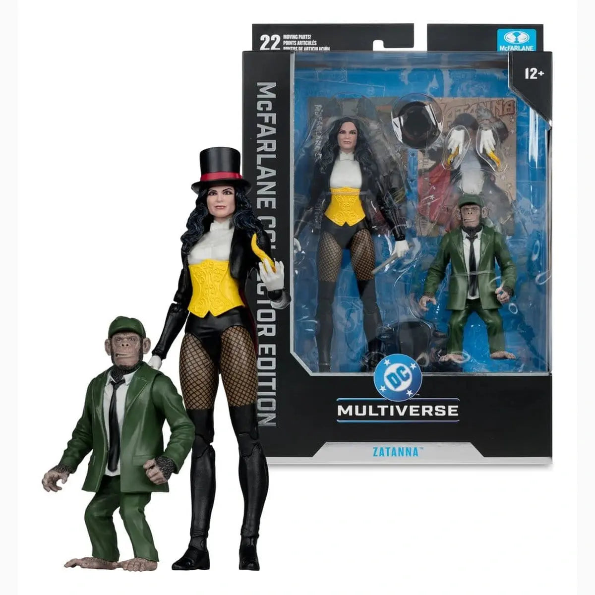 DC Multiverse McFarlane figurine Zatanna with Detective Chimp Collector Edition #53 18 cm - Image 7