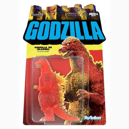 Godzilla Figurines ReAction Toho Wave 09 - Godzilla - 1989 (Blazing) 10 cm - Image 1