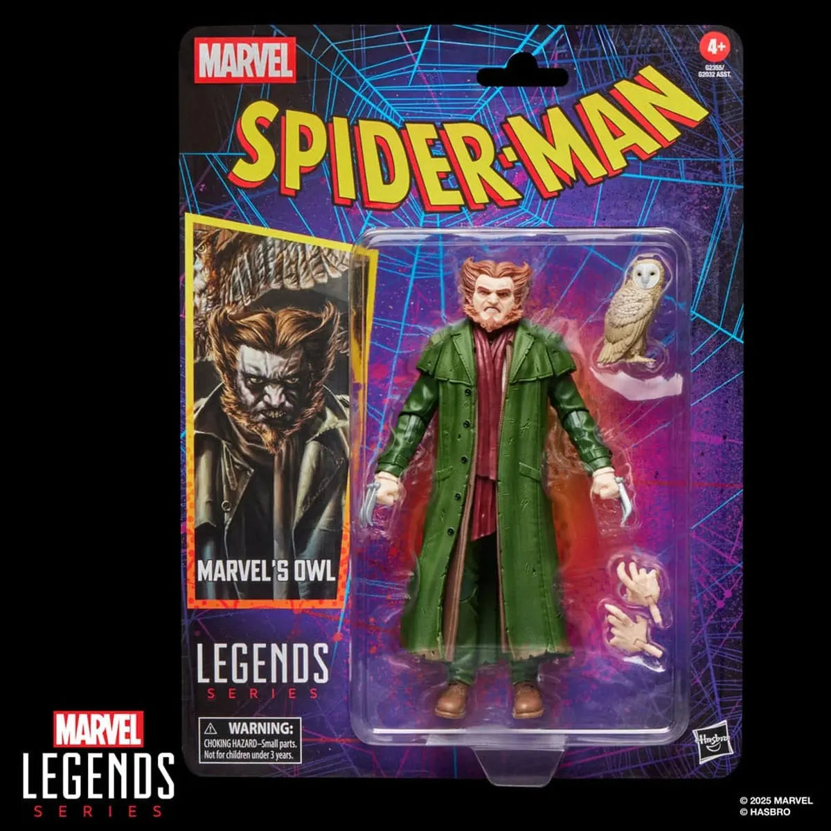 Spider-Man Marvel Legends Retro figurine Marvel's Owl 15 cm - Image 4