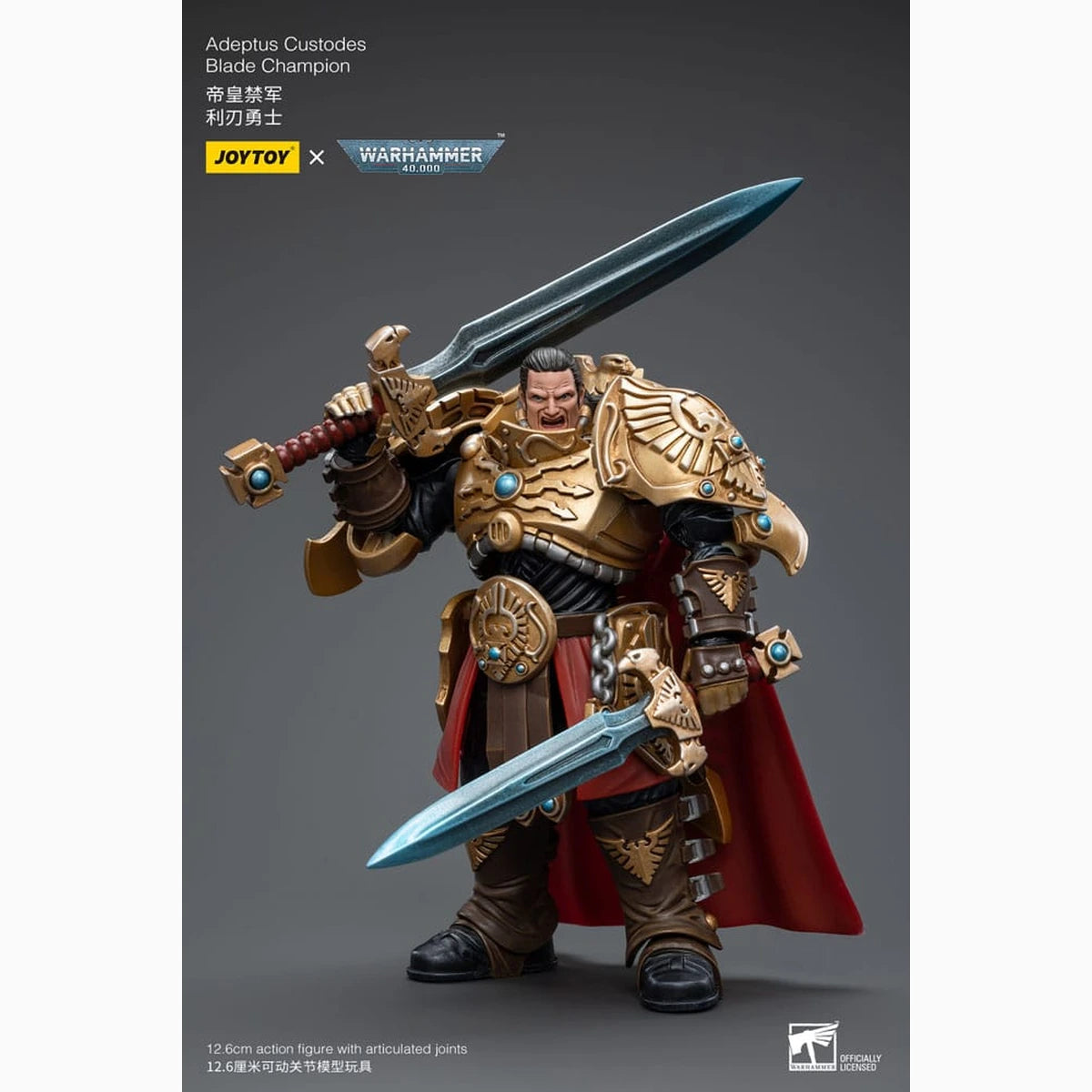 Warhammer 40k figurine 1/18 Adeptus Custodes Blade Champion 12 cm - Image 5