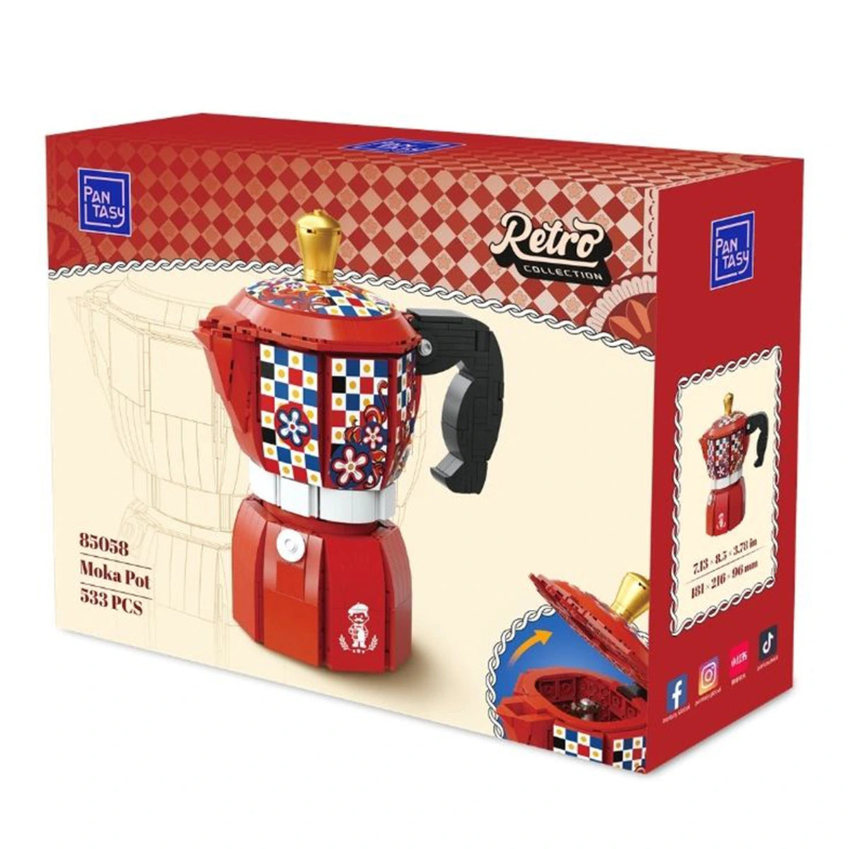 Retro Collection Pantasy 85058 Moka Pot - Image 2