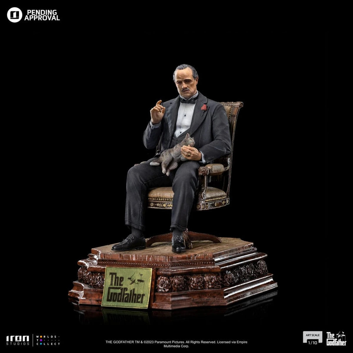 Le Parrain statuette 1/10 Art Scale Don Vito Corleone 19 cm - Image 2