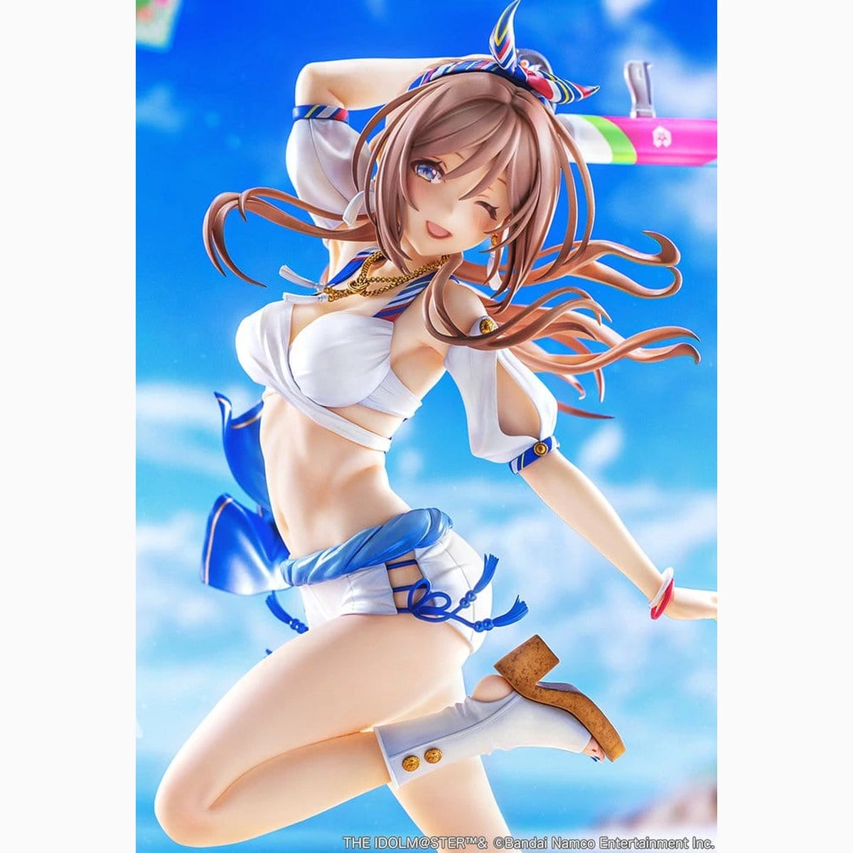 The Idolmaster Gakuen figurine PVC 1/7 Himesaki Rinami Kimi to Semi Blue Ver. With Bonus 27 cm - Image 4
