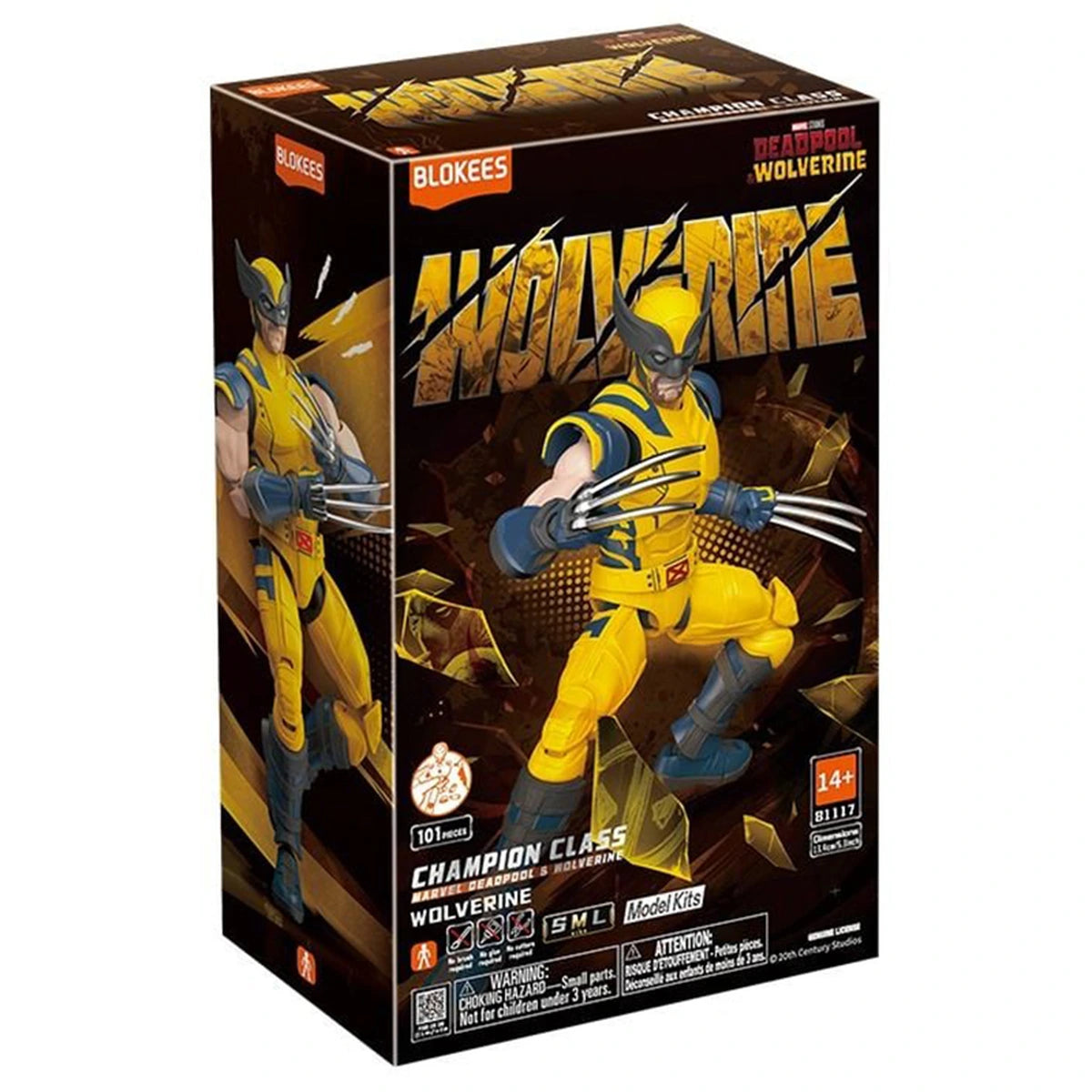 Marvel Heros Blokees Champion Class 05 Wolverine - Image 1