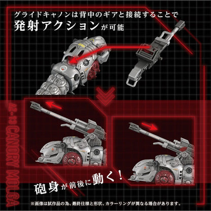 Zoids figurine 1/72 Plastic Model Kit AZ-13 Canory Molga 19 cm - Image 6