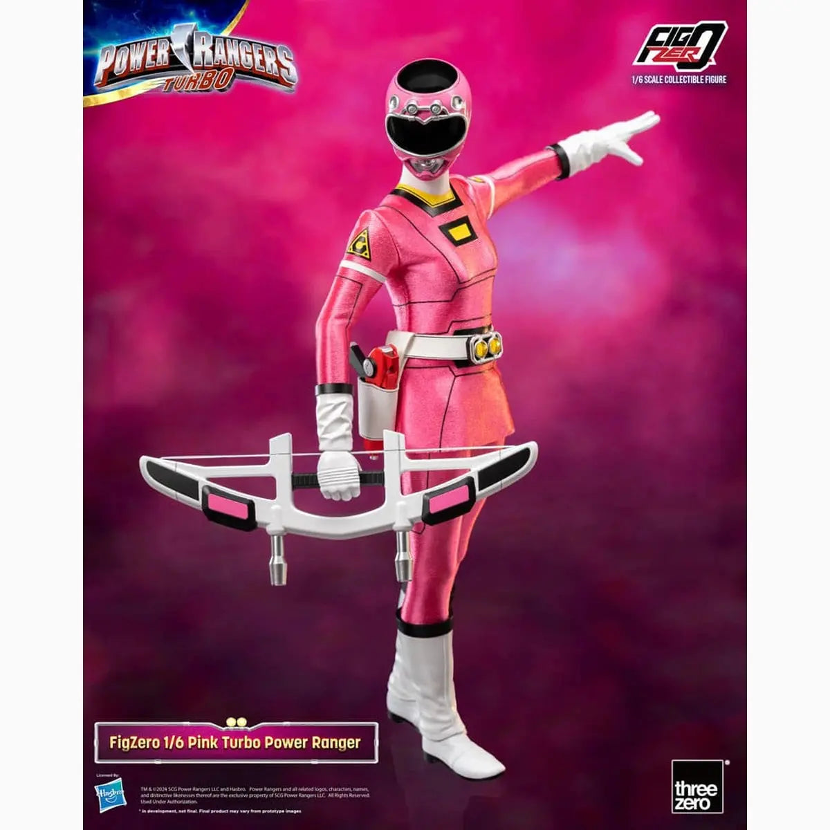 Power Rangers Turbo figurine FigZero 1/6 Pink Turbo Power Ranger 30 cm - Image ajoutée 14