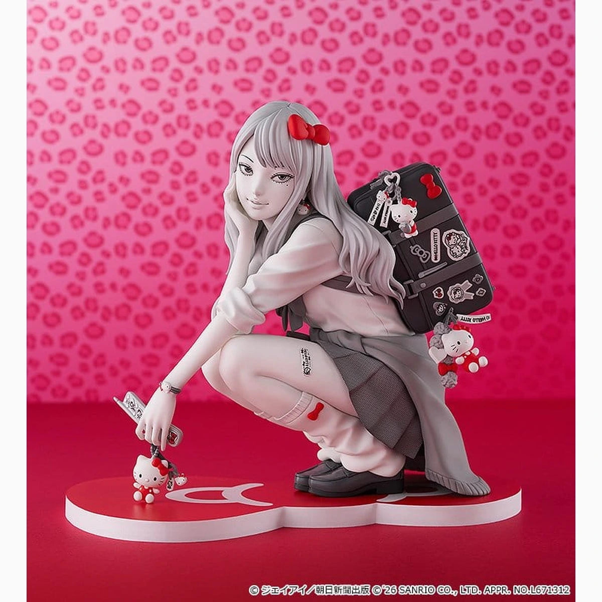 Junji Ito figurine PVC Gyaru Tomie x Hello Kitty 14 cm - Image 4