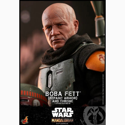 Star Wars: The Mandalorian figurine 1/6 Boba Fett Repaint Armor and Throne Special Edition 30 cm - Image 4