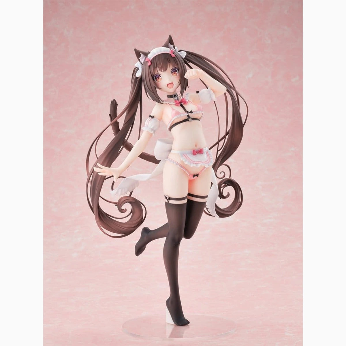 Nekopara figurine PVC 1/5.5 Chocola Micro Bikini Maid -STD Edition- 30 cm - Image 3