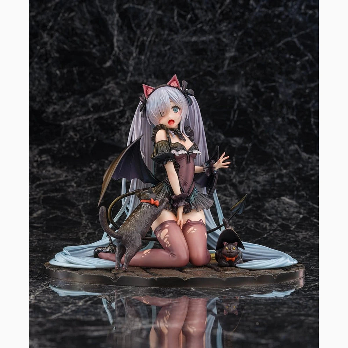 Azur Lane figurine PVC 1/7 Janus Fright-Night Scaredy-Cat Ver. 16 cm - Image 1