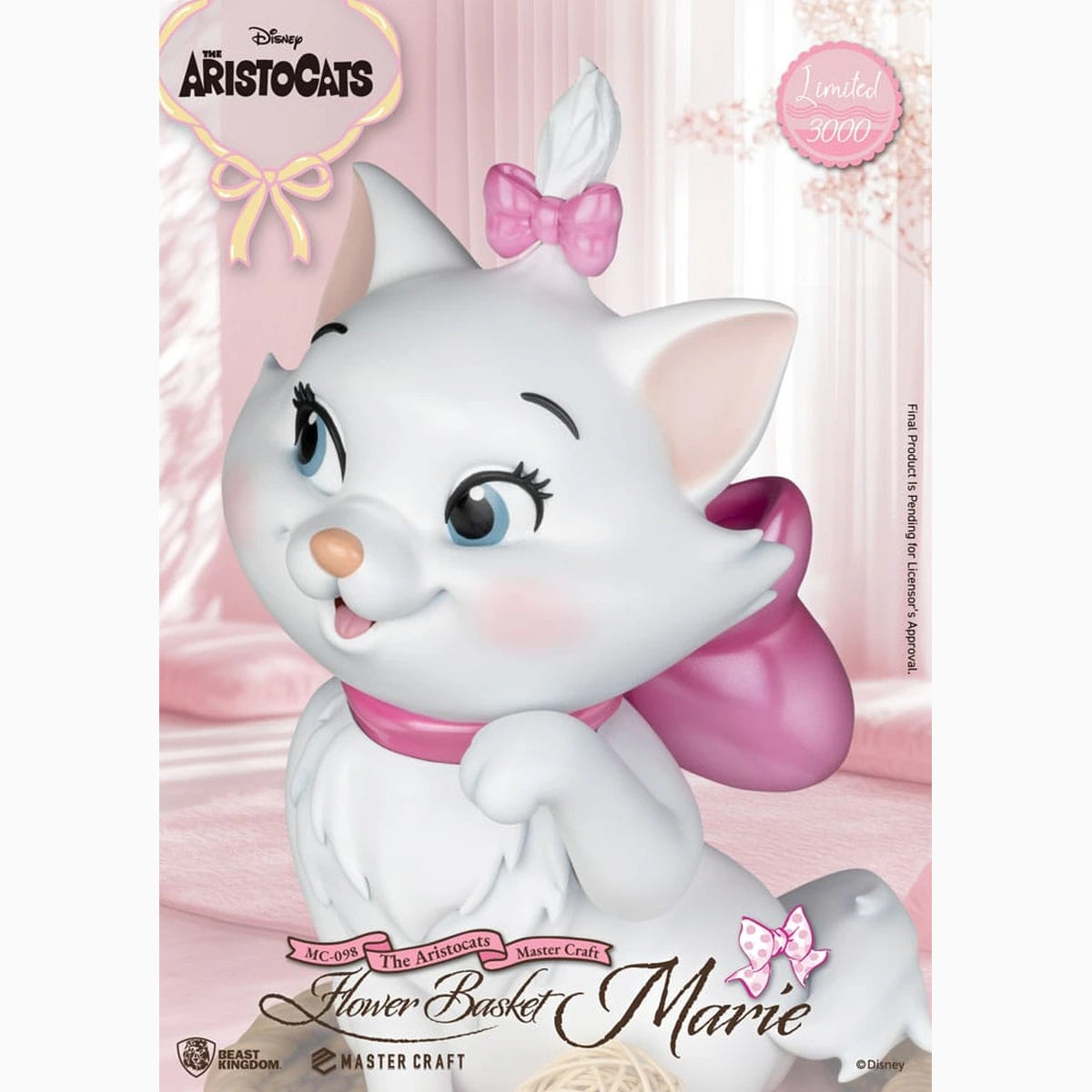 Les Aristochats statuette Master Craft Flower Basket Marie 32 cm - Image 7